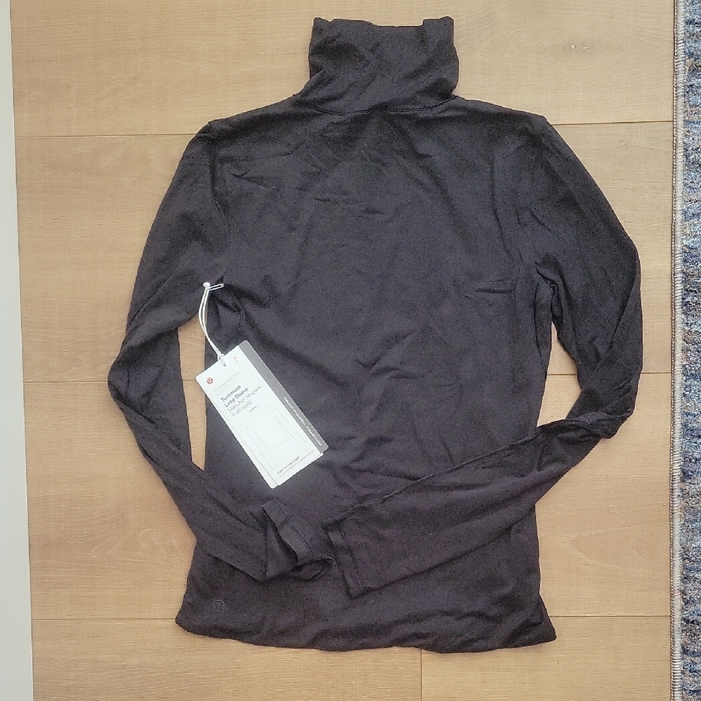Lululemon Athletica Seriously Soft Black Turtleneck